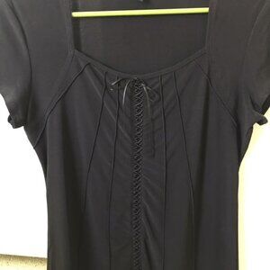 Black Susan Lawrence Petite M Top